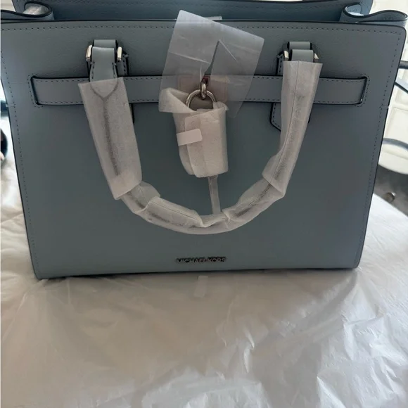 Michael Kors Light Blue Tote Bag - Picture 7 of 7